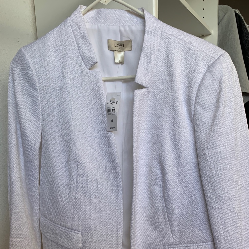 White blazer